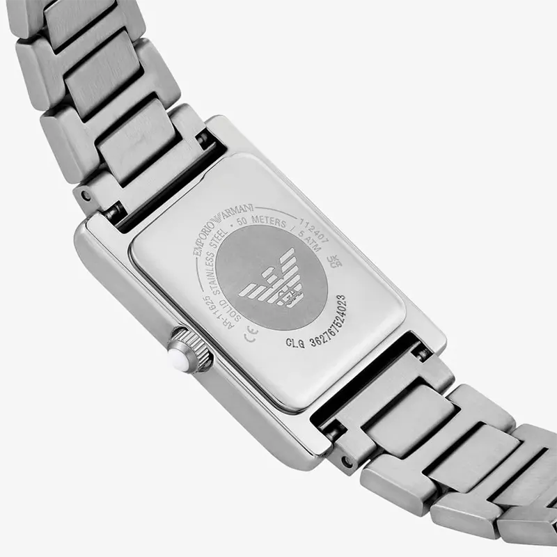 Emporio Armani Genni Silver Dial Fashion Ladies Watch- AR11625